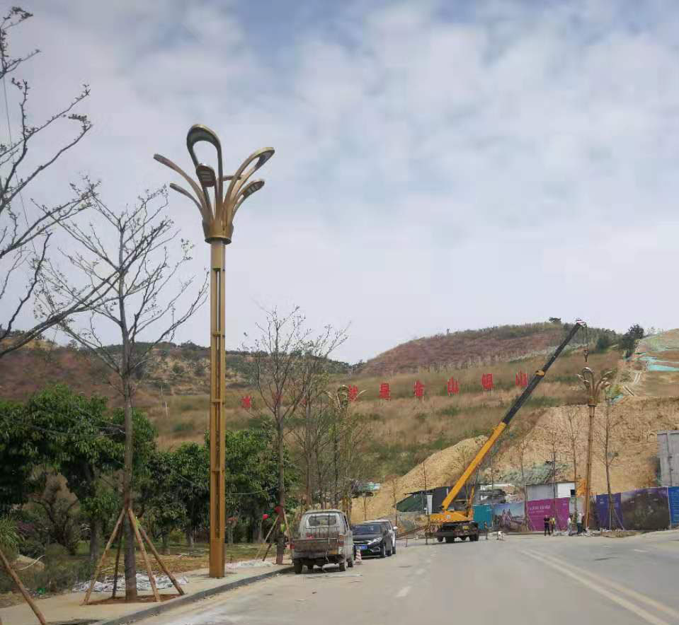�q�东商友助力四川攀枝花普达芒果园景区道路照明项�? width=