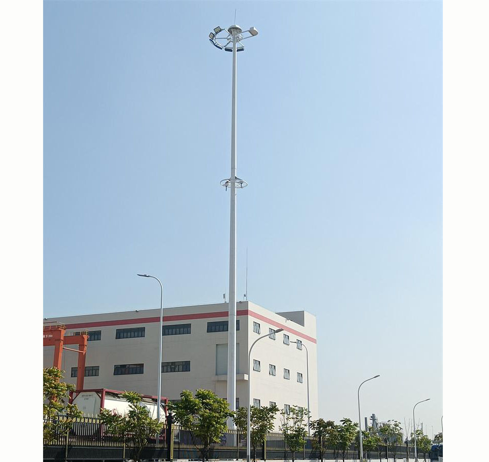 商友照明30�c�_��升降高杆灯助力广州双桥年�?00万吨淀(w��n)�_�糖�p�d��产品工程��目�����