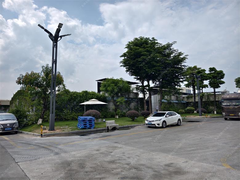 商友照明定制景观路灯助力惠和���制品有限公司照明亮化徏�? width=