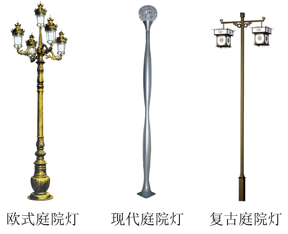 庭院灯种�c?�Ƨ式庭院灯、现代庭院灯、复古庭院灯