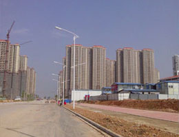 商友成功中标国内首个保障戉K����h��合徏路灯亮化工程-高低臂�\�? width=